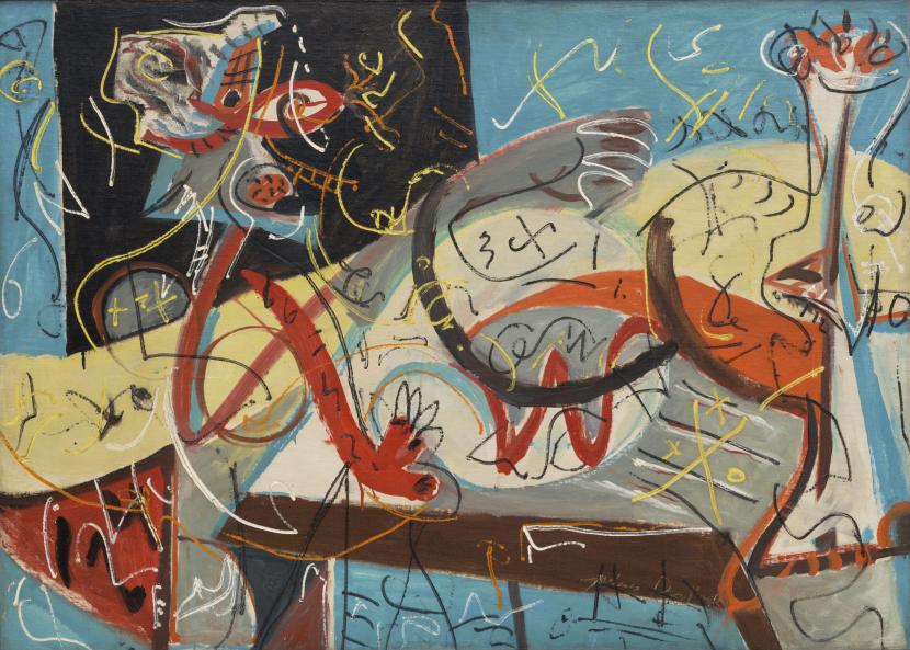 Jackson Pollock - Stenographic Figure